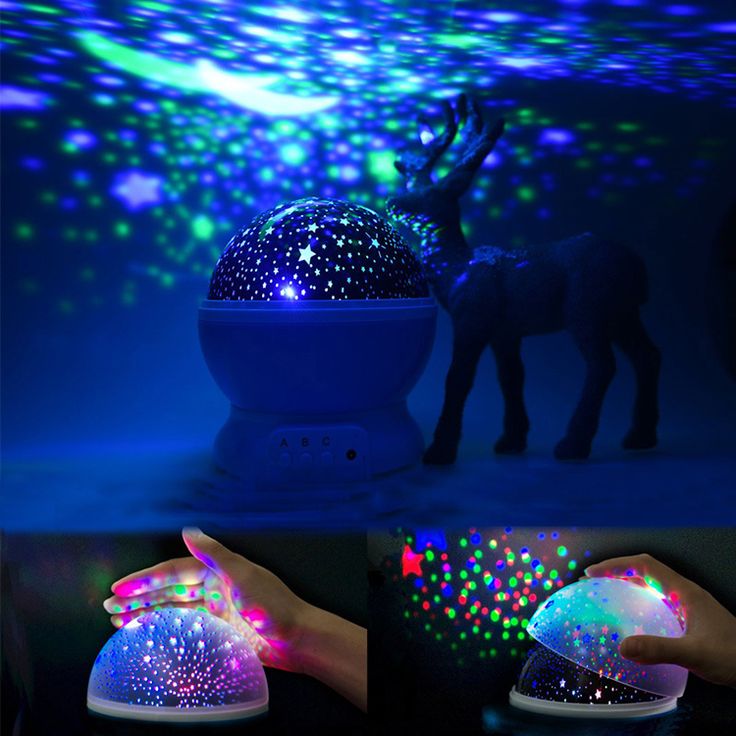 Star Master Dream Color Changing Rotating Projection Lamp