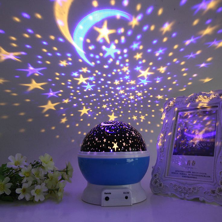 Star Master Dream Color Changing Rotating Projection Lamp