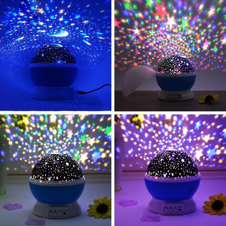 Star Master Dream Color Changing Rotating Projection Lamp